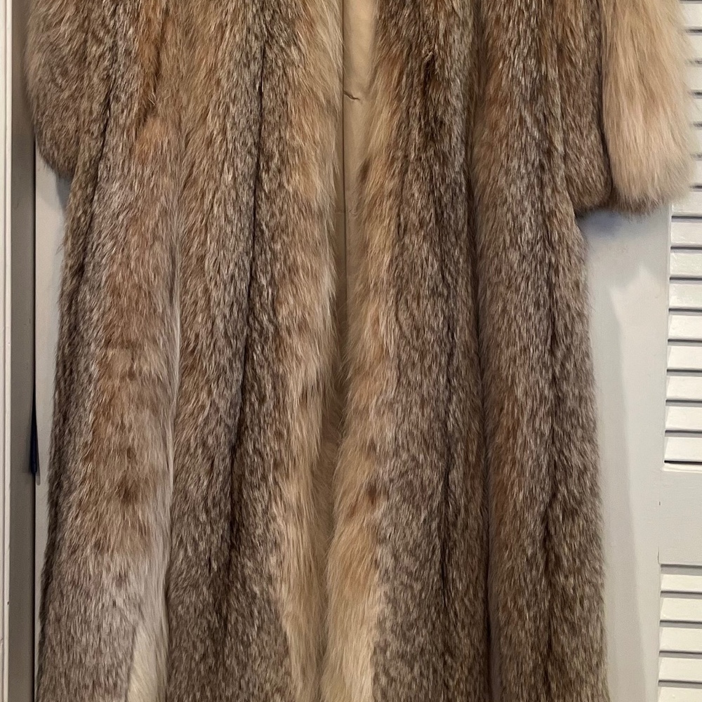 Full Length Lynx Coat made by BARBATSULY FURS of NY
